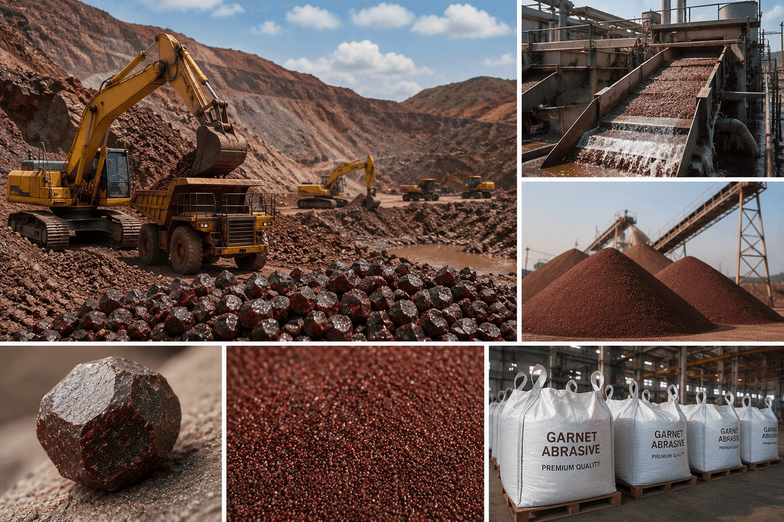 Bulk Garnet Abrasive Supplier USA