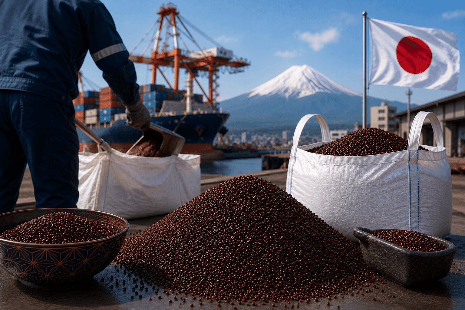 Garnet Abrasive Exporter Japan