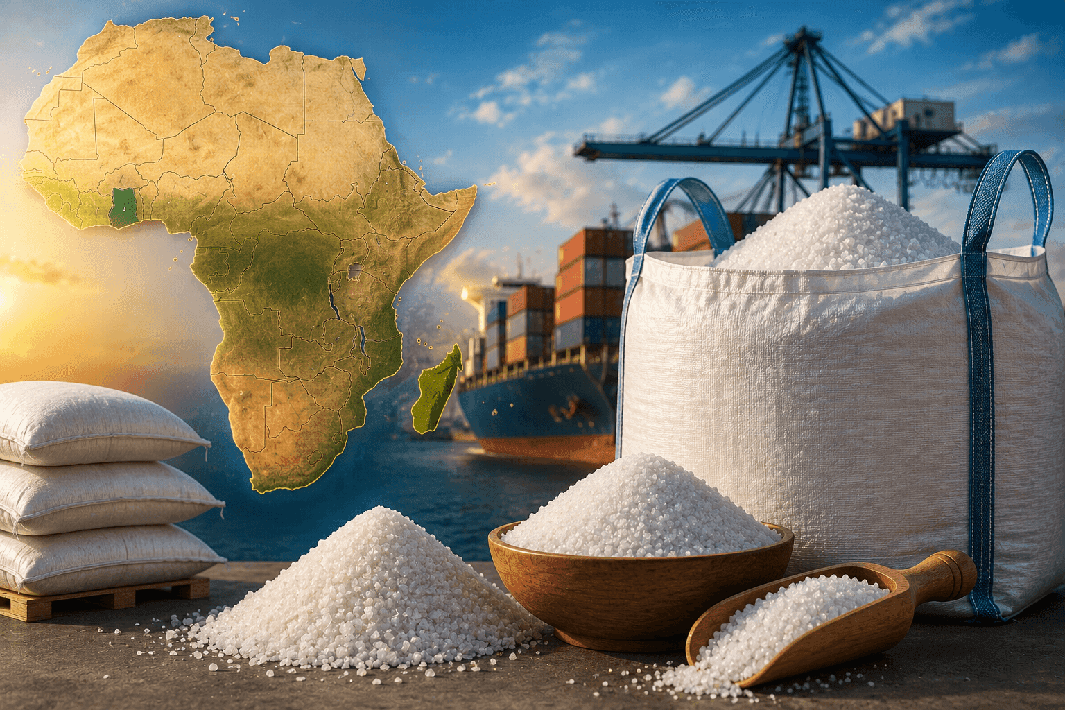 Industrial Salt Exporter to Ghana